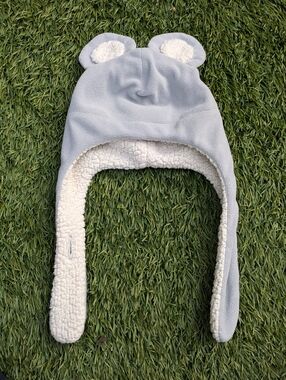 Columbia Cream Sherpa Bear-Ear Beanie